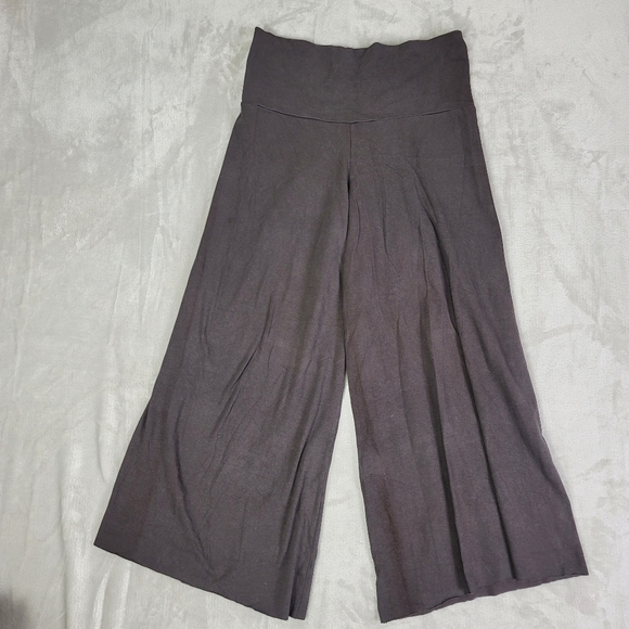 James Perse Pants - James Perse Chocolate Brown Lounge Yoga Capri Pants